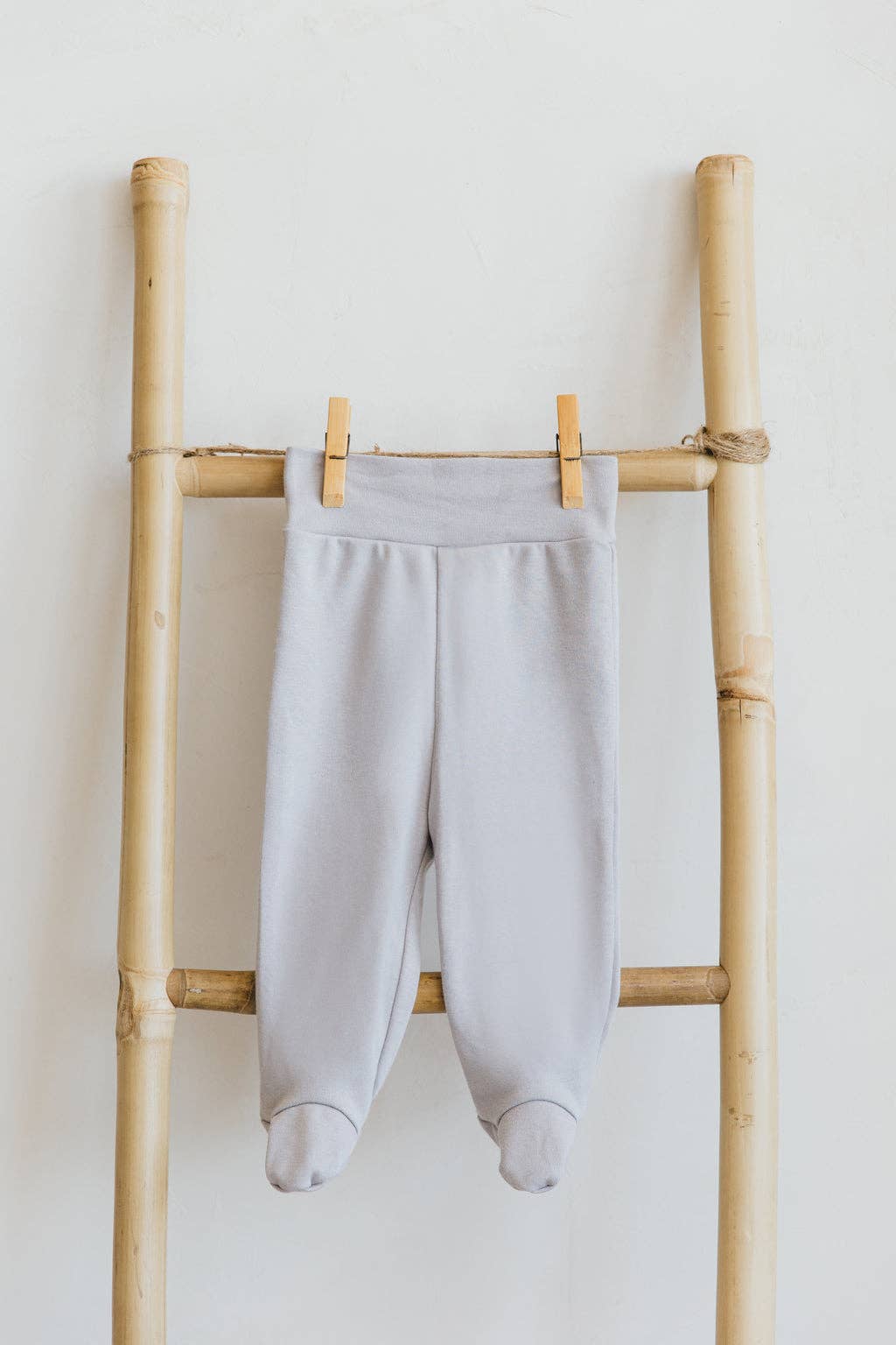 Footed Baby Pants: Rose / 6-9M US kid's numeric (68cm EU)