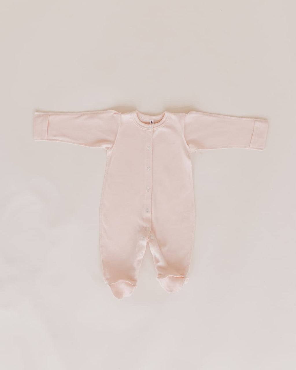 Newborn Romper (Outside seam and anti scratches): Gray / 0-3M US kid's numeric (56cm EU)