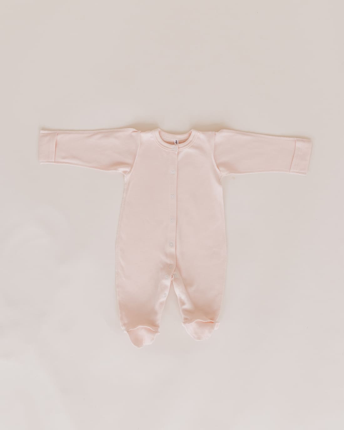 Newborn Romper (Outside seam and anti scratches): Gray / 0-3M US kid's numeric (56cm EU)