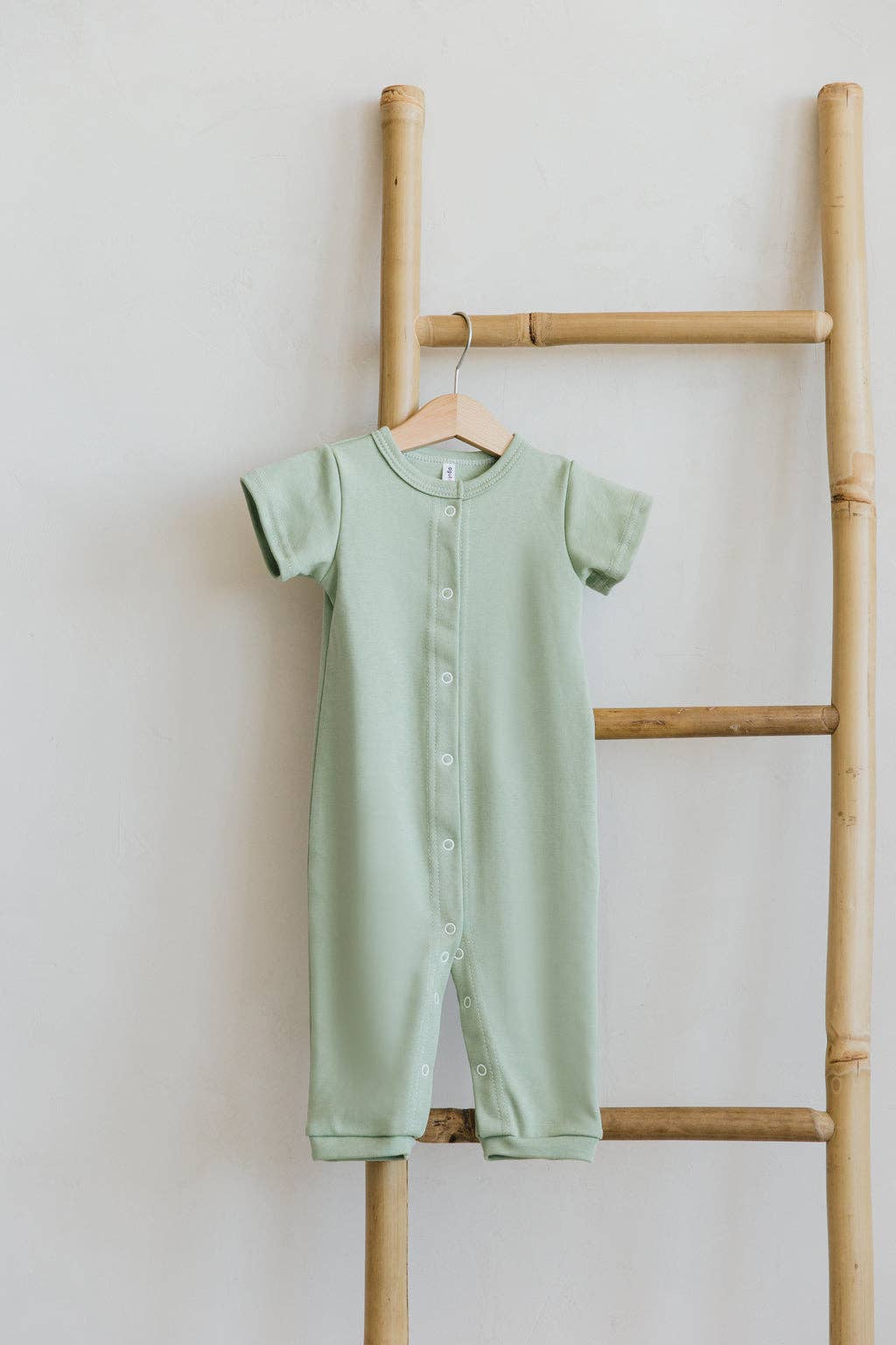 Baby romper with short sleeves: Gray / 12-18M US kid's numeric (80cm EU)