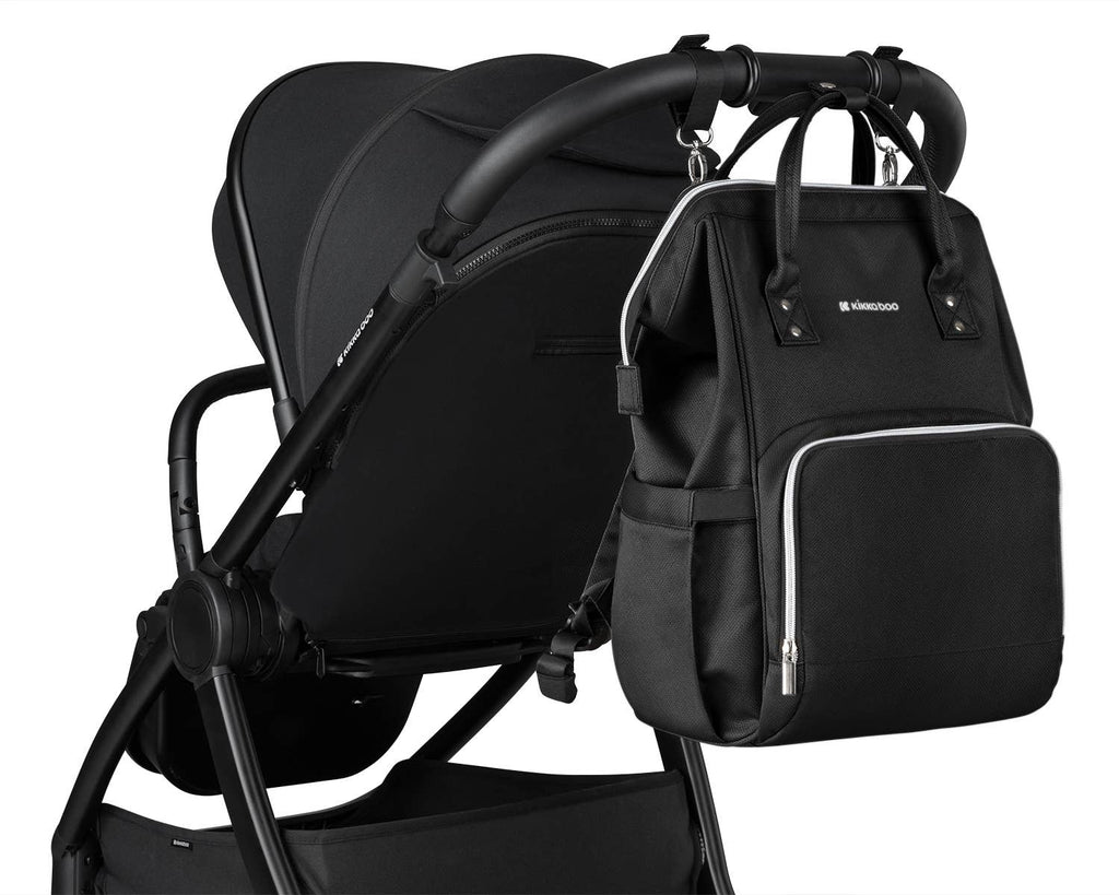 Siena Mother's Bag Black & Silver 2025
