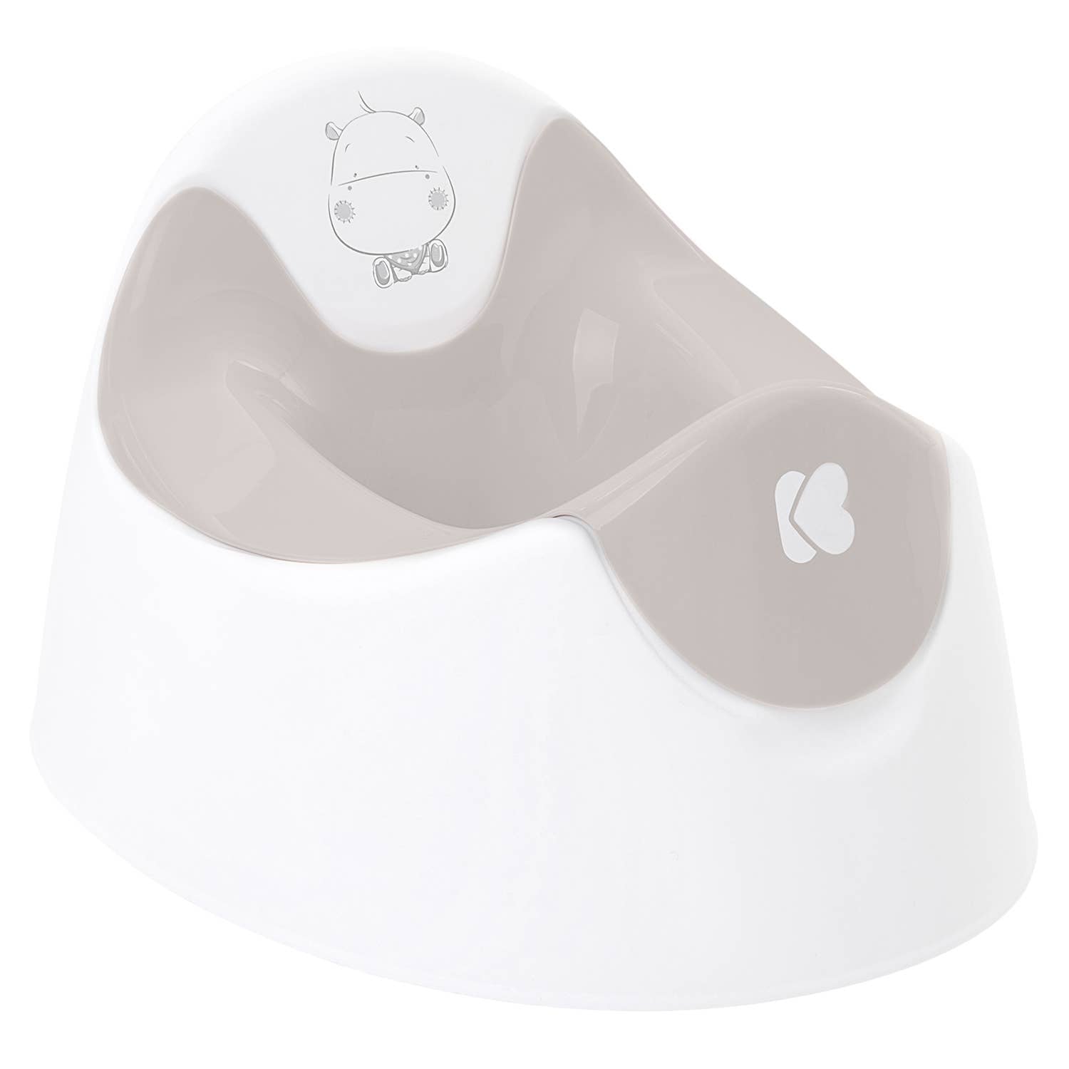 Hippo Beige Potty With Removable Lid