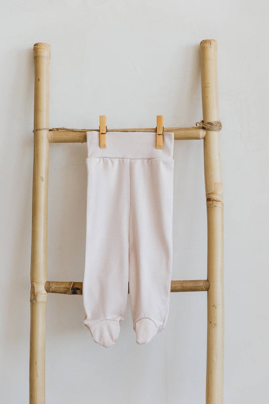 Footed Baby Pants: White / 3-6M US kid's numeric (62cm EU)