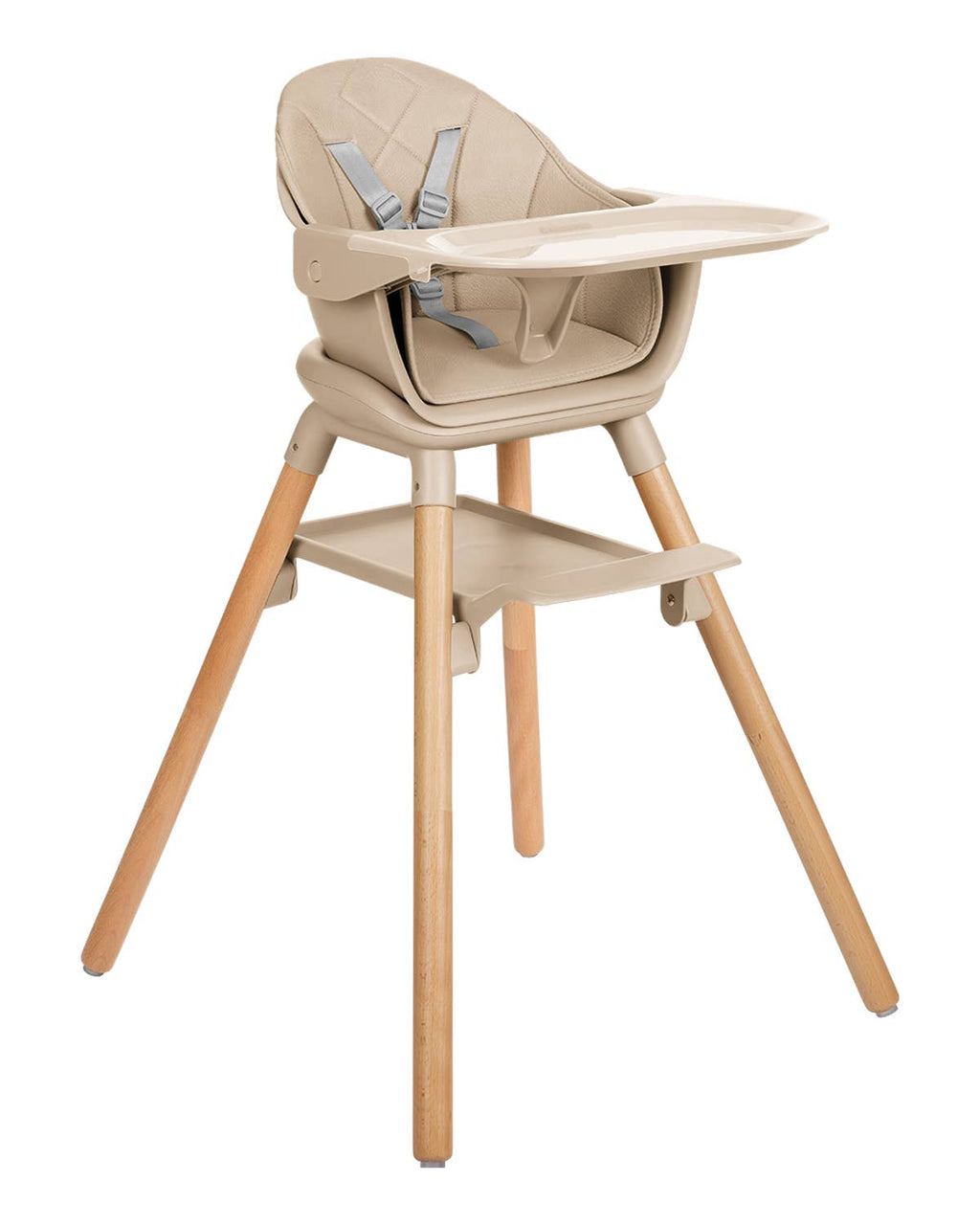 Woody Beige 2024 2In1 High Chair
