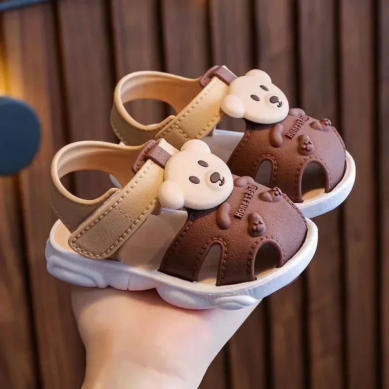 First Steps Sandals 3D Bear for Children Multivariant