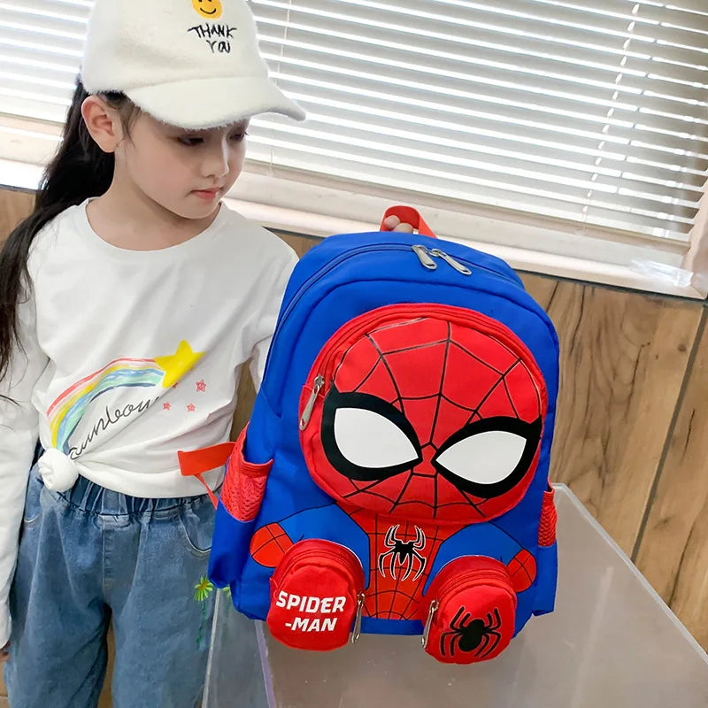 Spiderman 3D backpack for children multivariant
