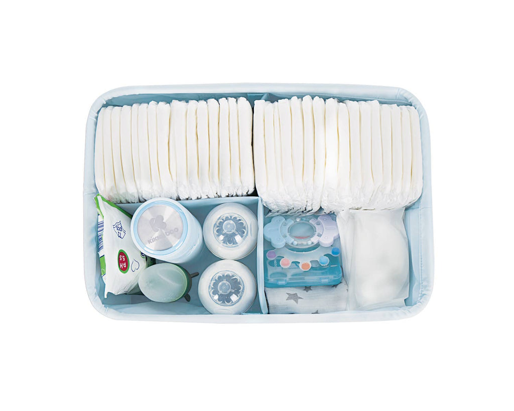 Bear With Me Blue Diaper Organizer