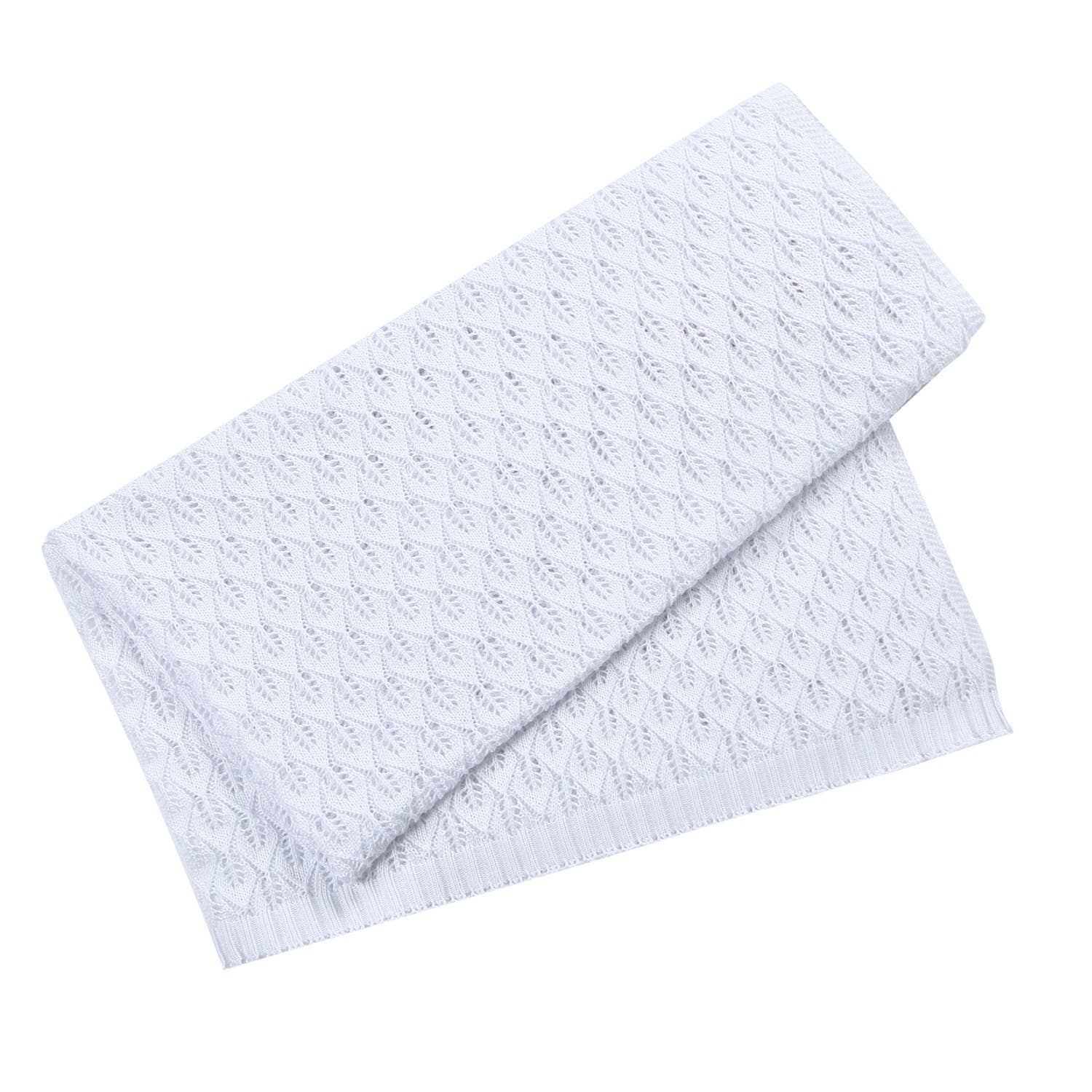 Light blanket Anna - cotton and bamboo 100x75cm: Beige