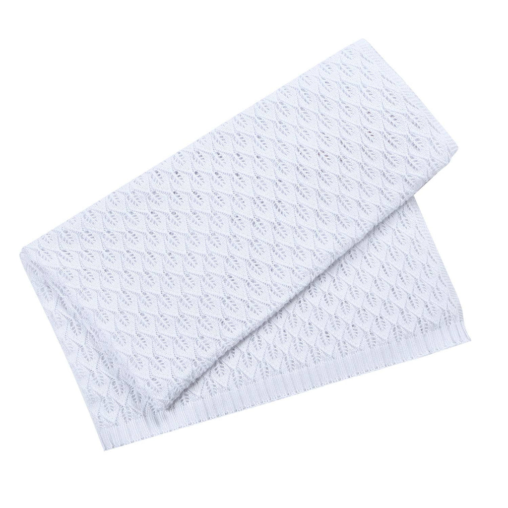 Light blanket Anna - cotton and bamboo 100x75cm: White