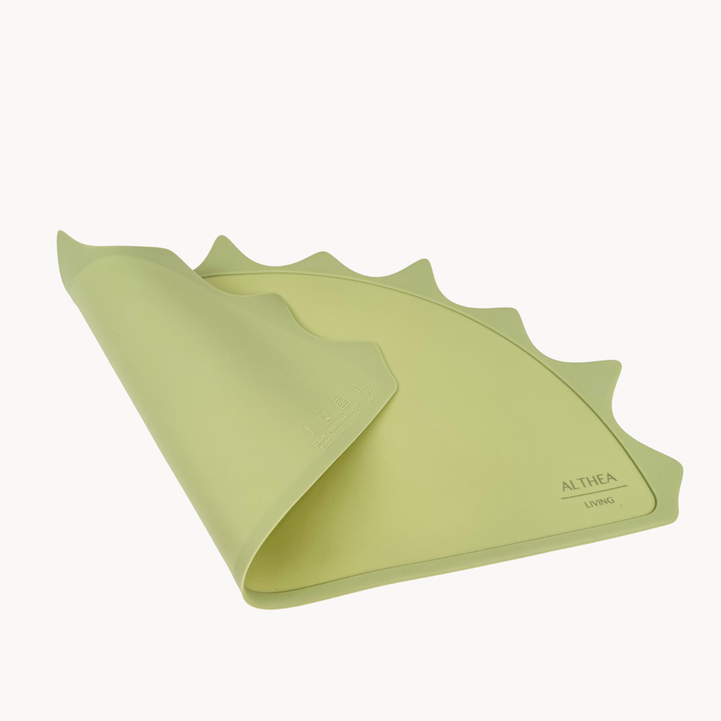 Organic silicone dinnerware - 15 pieces: Pearl Grey