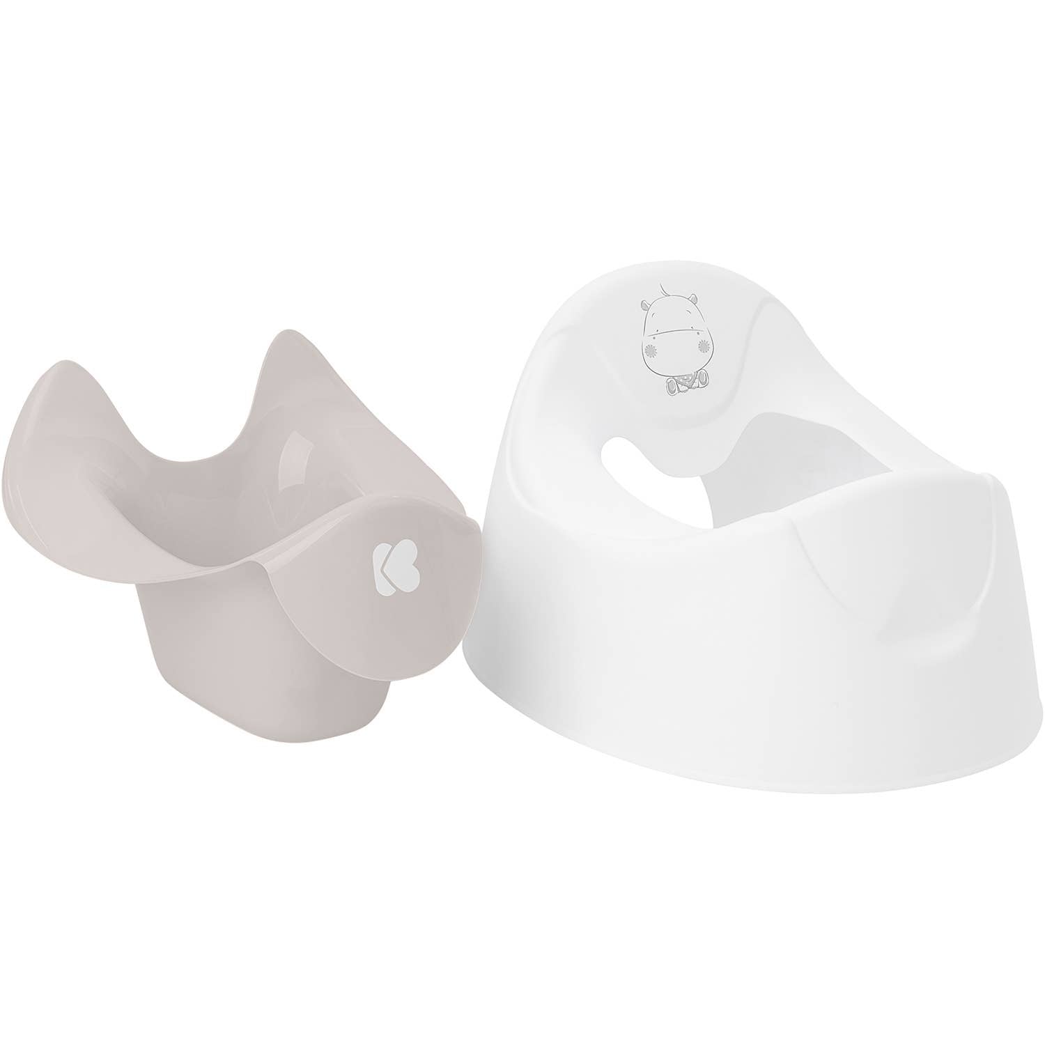 Hippo Beige Potty With Removable Lid