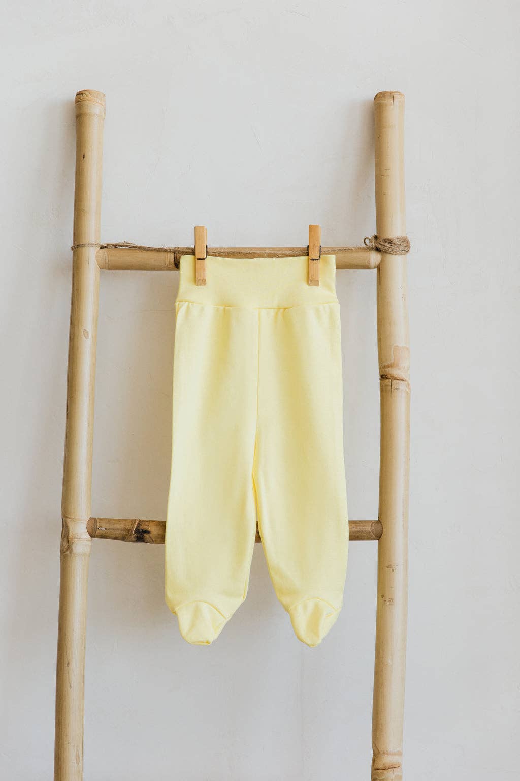 Footed Baby Pants: White / 3-6M US kid's numeric (62cm EU)