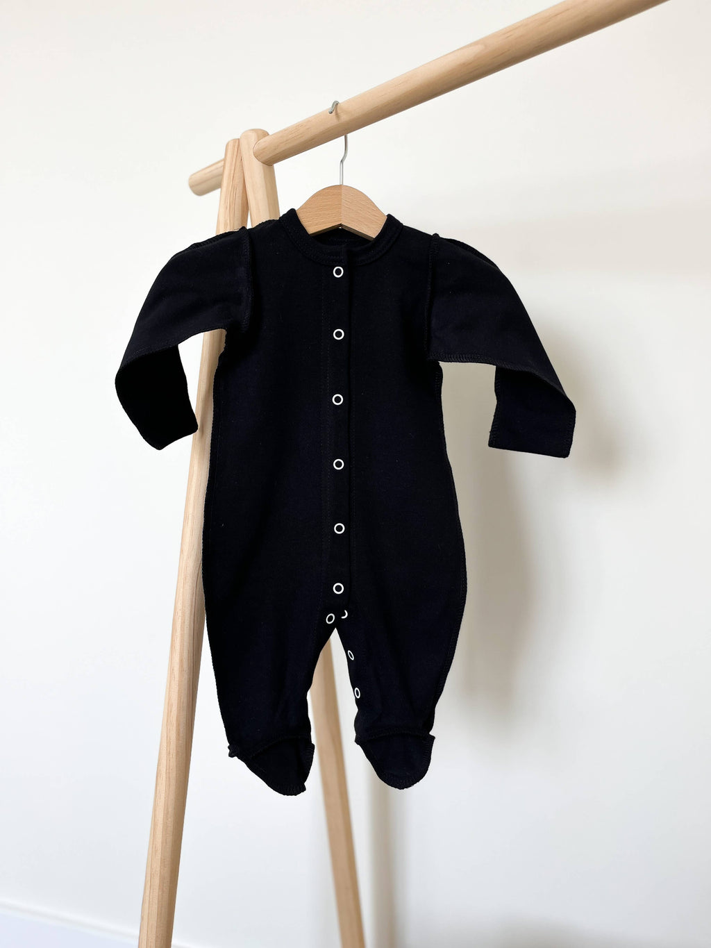 Newborn Romper (Outside seam and anti scratches): Gray / 0-3M US kid's numeric (56cm EU)