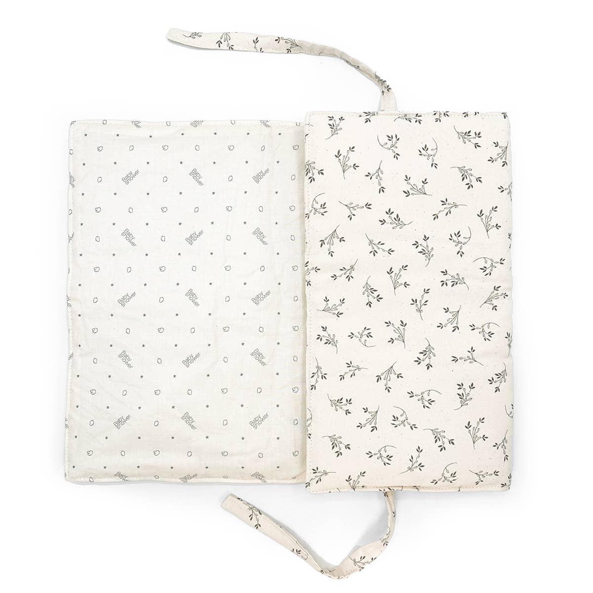 MINI CHANGING MAT AUDREY OLIVE BLOOM CANVAS BABY